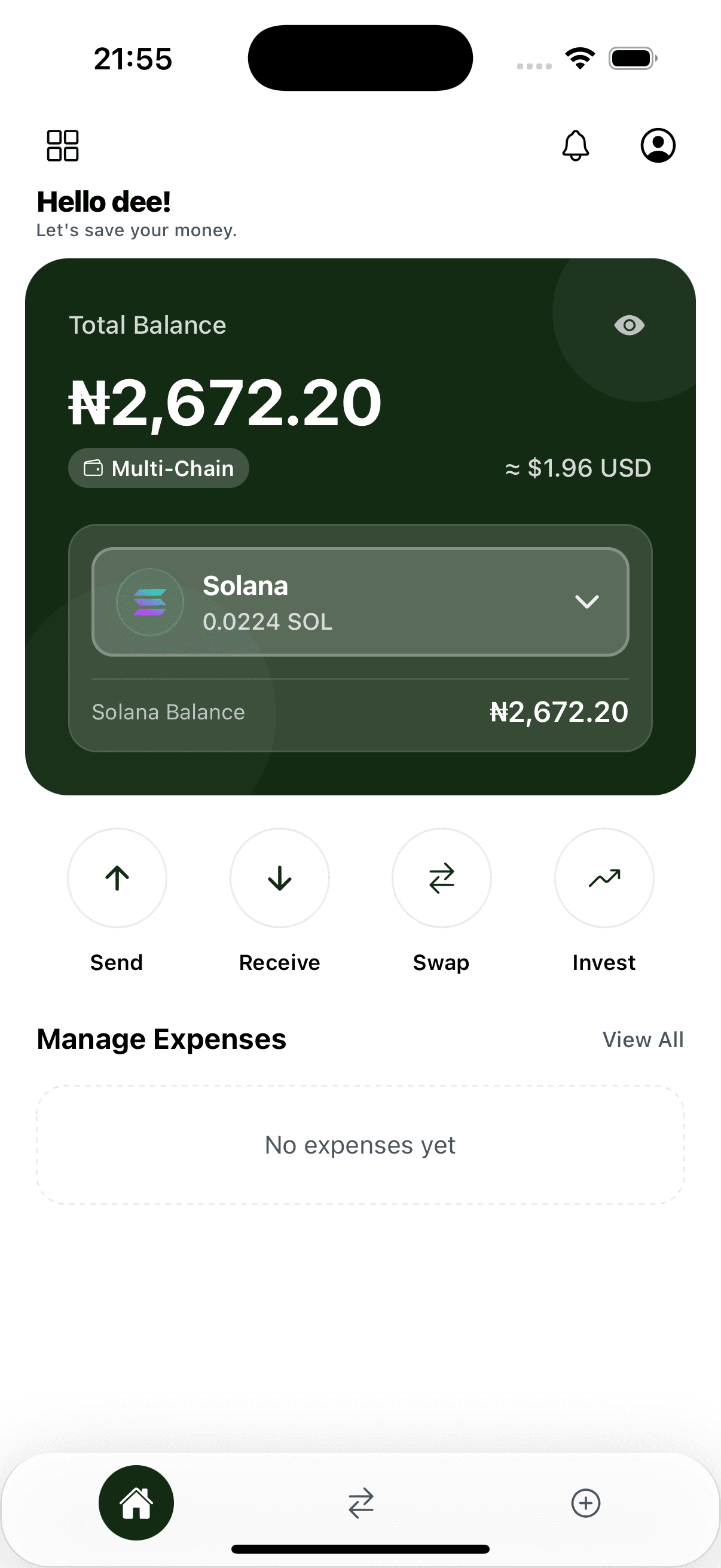 Sawa App Interface